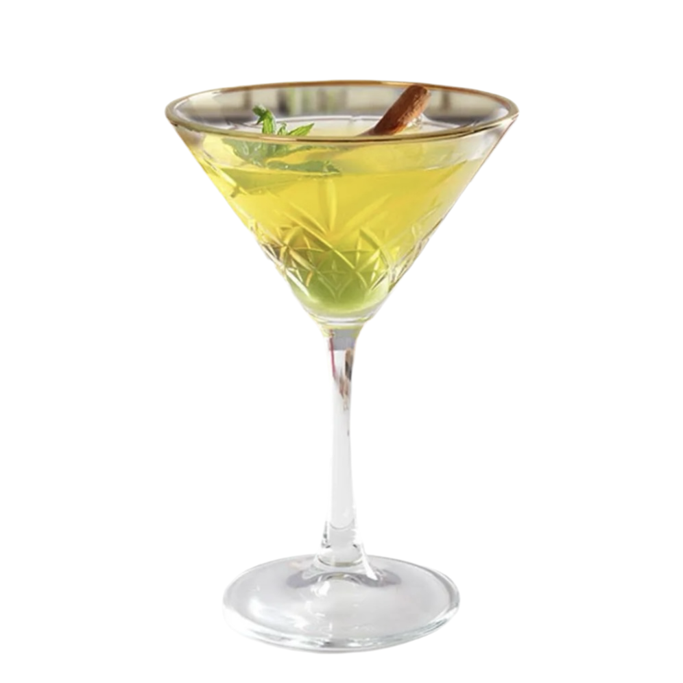 Martini Glassæt 4 stk. 230 ml. - Pasabahce Golden Touch Timeless