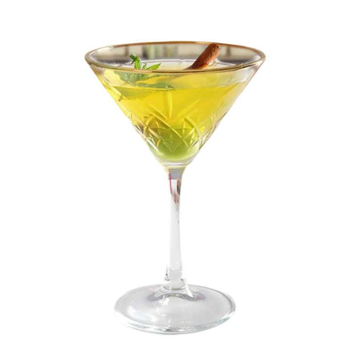 Martini Glassæt 4 stk. 230 ml. - Pasabahce Golden Touch Timeless