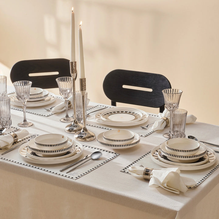 Karaca Stream Bone Kore Plus – 24 dele Middagsservice til 6 personer