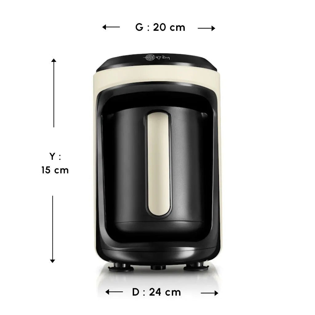Karaca Hatır Hüp 2-i-1 Tyrkisk Kaffemaskine – Soft Cream
