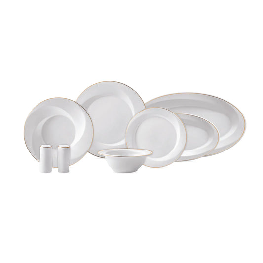 Karaca X Sarıyer Design Vortex Fine Pearl Porcelænssæt 28-dele 6-personer – Guld