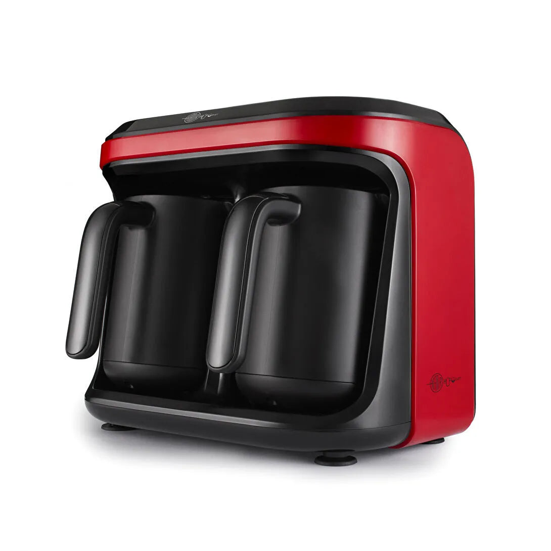 Karaca Hatır Hüp Duet Flavour – Dobbelt Tyrkisk Kaffemaskine (10 Kopper) – Rød