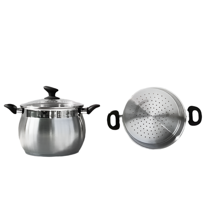 Damp- og Couscous Gryde Rustfrit Stål 22 cm 6 L - Kaiser Koch