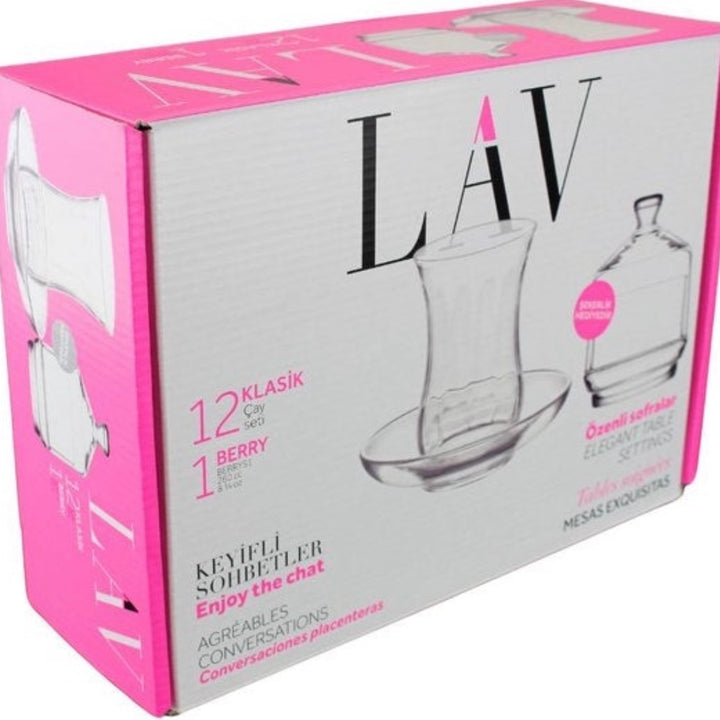 LAV Klasik – Teglassæt i 14 dele til 6 personer