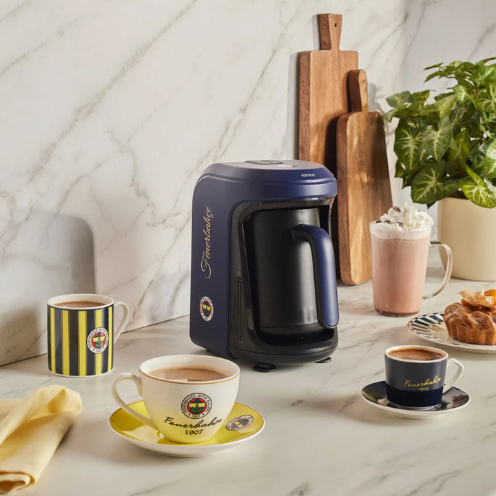Karaca x Fenerbahçe Hatır Hüps Mælkebaseret Tyrkisk Kaffemaskine - Marineblå
