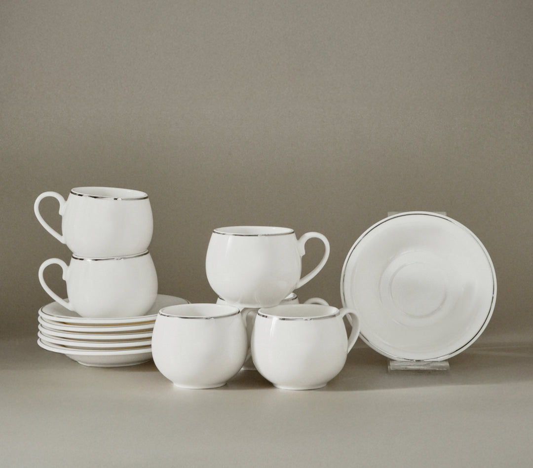 Karaca Adile dobbelt kaffe­sæt – 6 personer