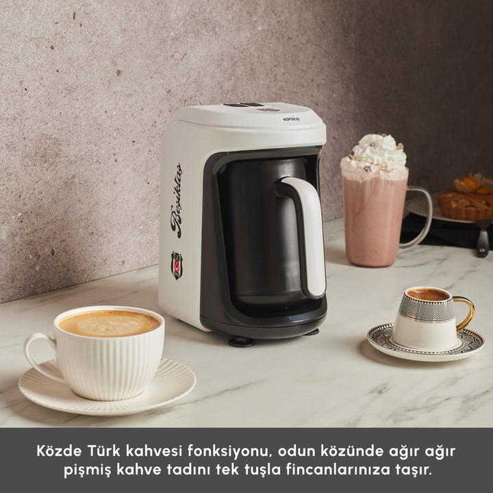 Karaca x Beşiktaş - Hatır Hüps Mælkekaffemaskine - Tyrkisk Kaffe