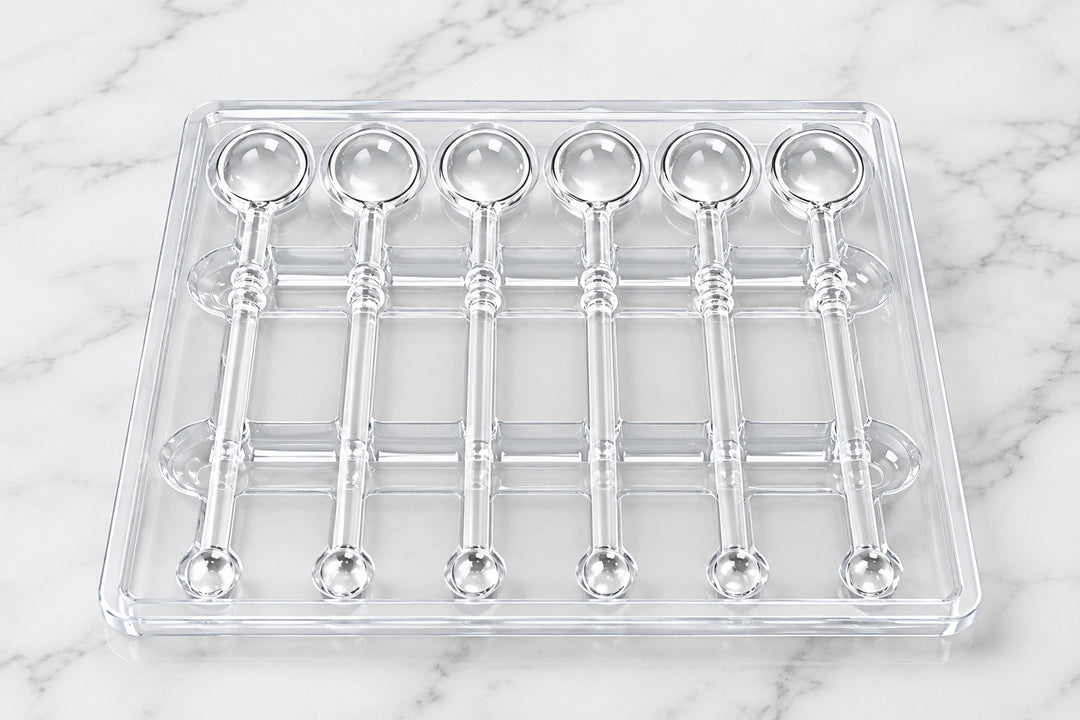 Almina - Teskeer i glas 6 stk. - Borosilikatglas | Transparent