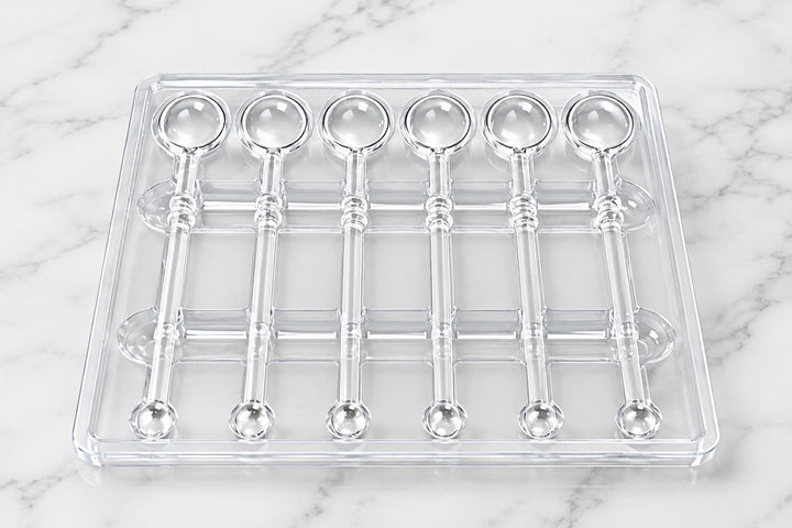 Almina - Teskeer i glas 6 stk. - Borosilikatglas | Transparent