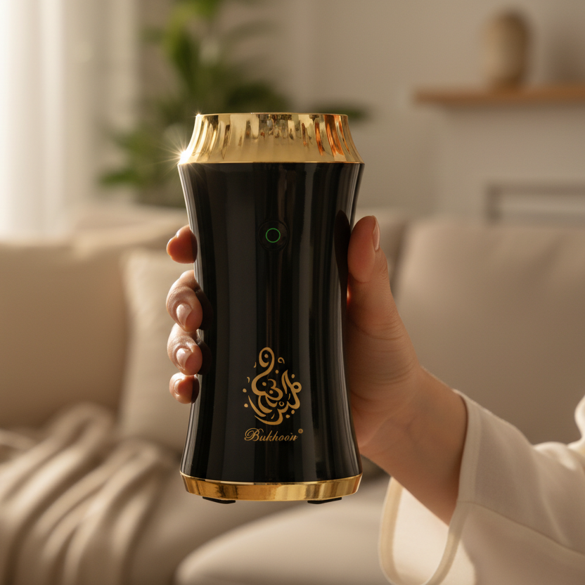 Elektronisk Mobil Røgelsesbrænder (Bukhoor) (USB-genopladelig)