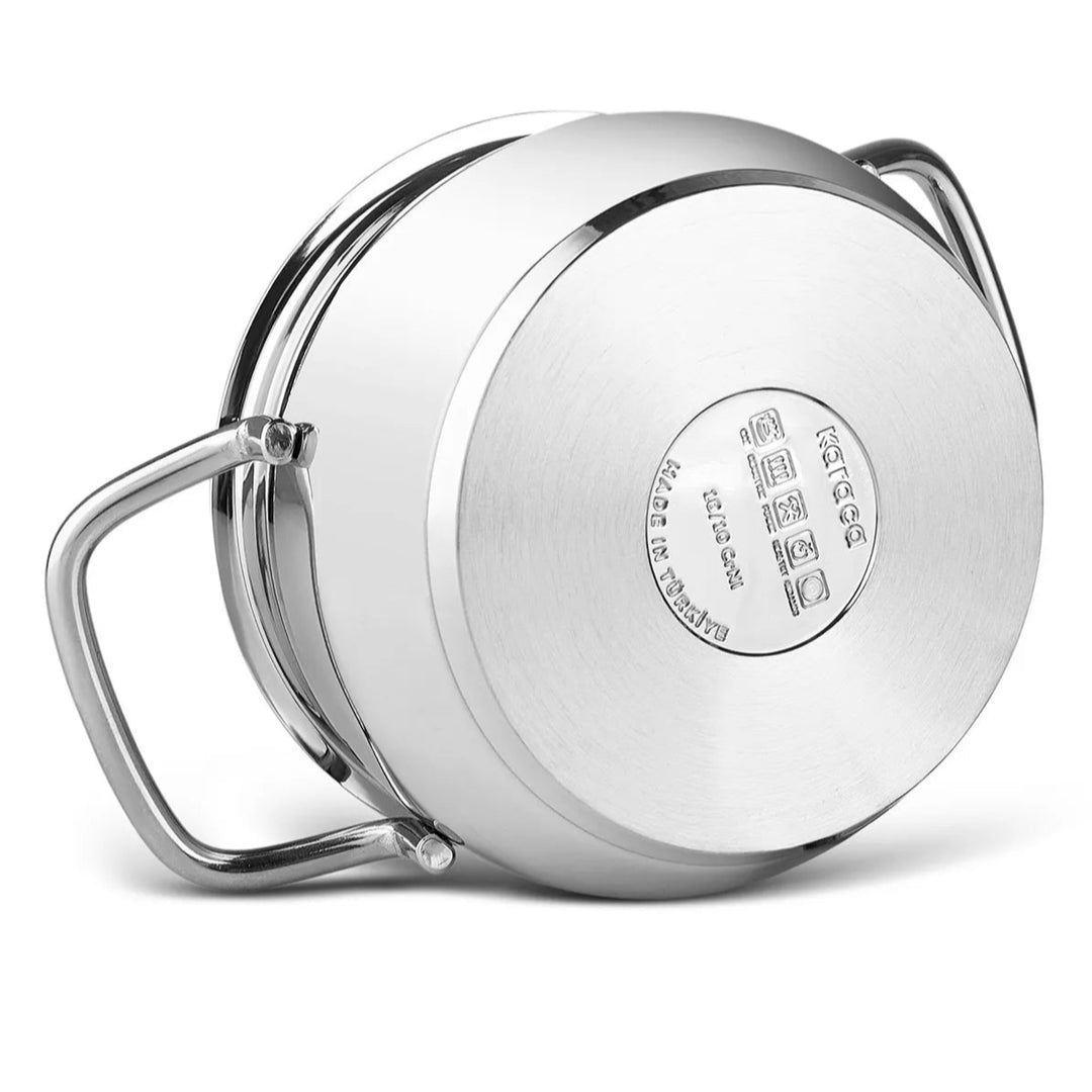 Karaca Emirgan XL Induktion 10-delt Stålgryde­sæt m/Opbevaringsboks