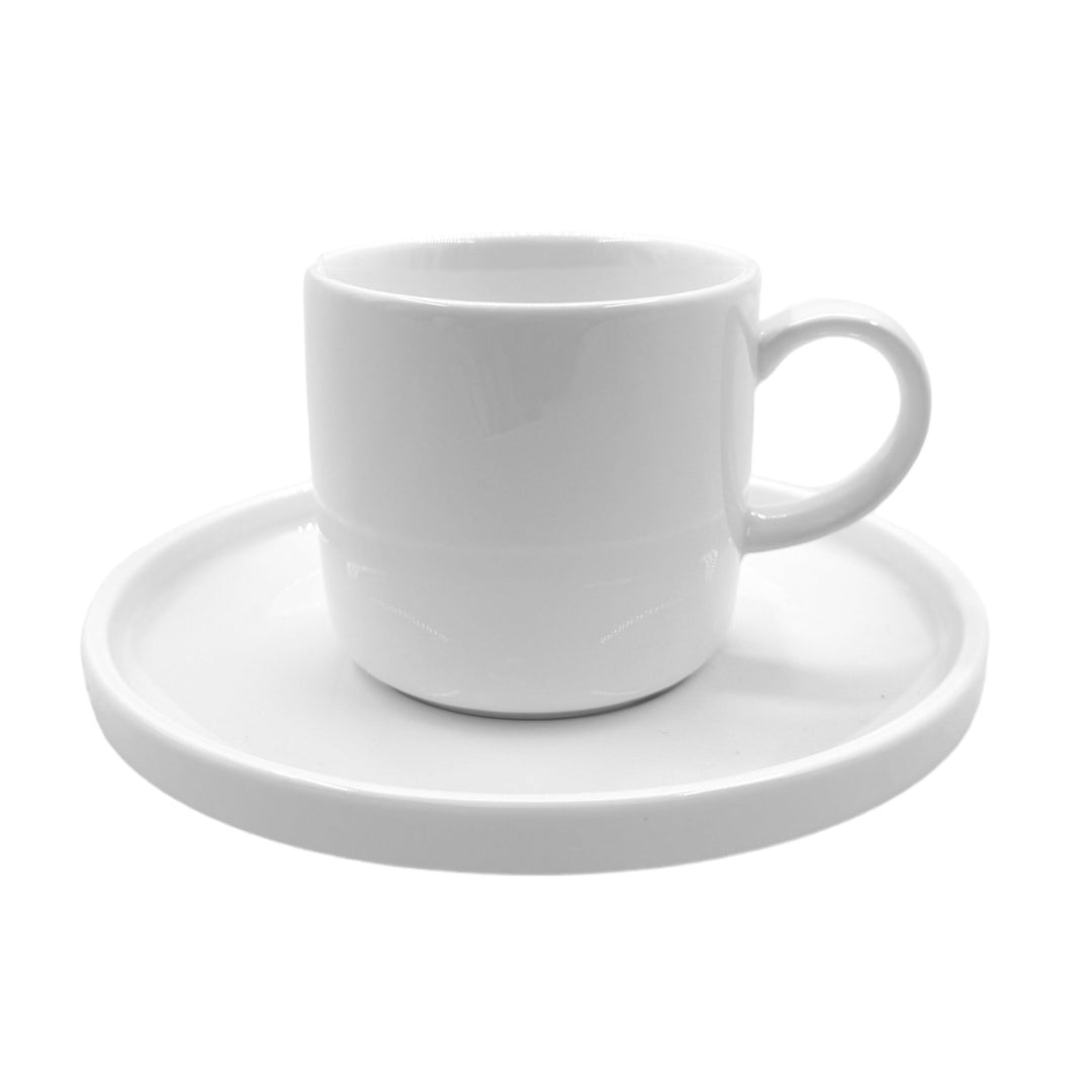 Porcelæn Kaffekopper Sæt 6 Pers. 12 dele - Almina - Løven Home