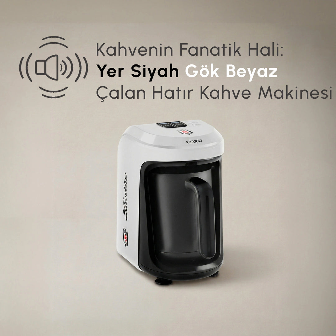 Karaca x Beşiktaş - Hatır Hüps Mælkekaffemaskine - Tyrkisk Kaffe