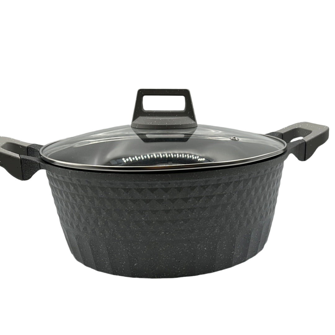 Almina Non-Stick Gryde 32 cm 8,9 L - Grå