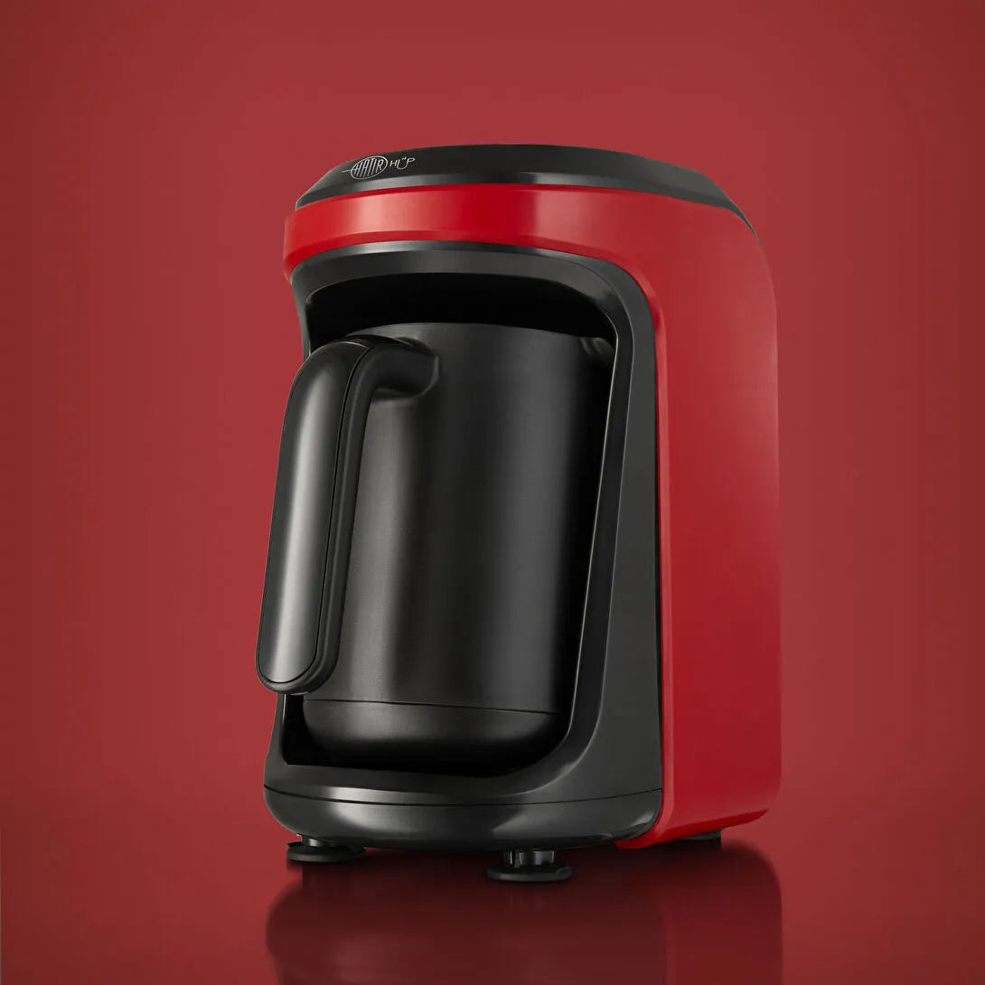 Karaca Hatır Hüp Aroma Türk Kaffemaskine – Cherry Red (5 Kopper)