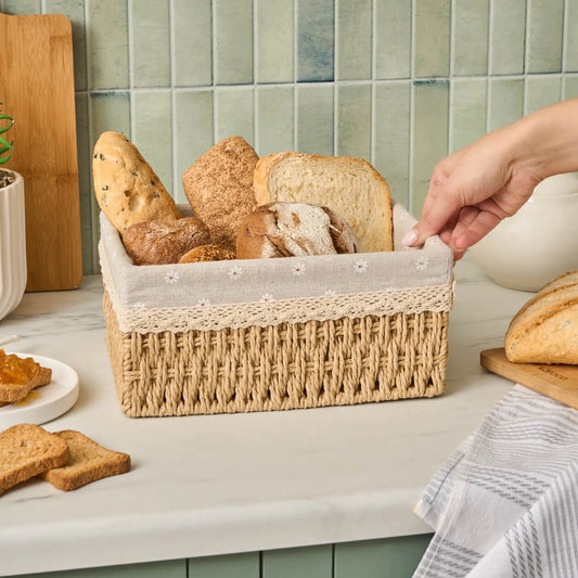 Karaca Olive Brødkurv – 26 cm (Beige)