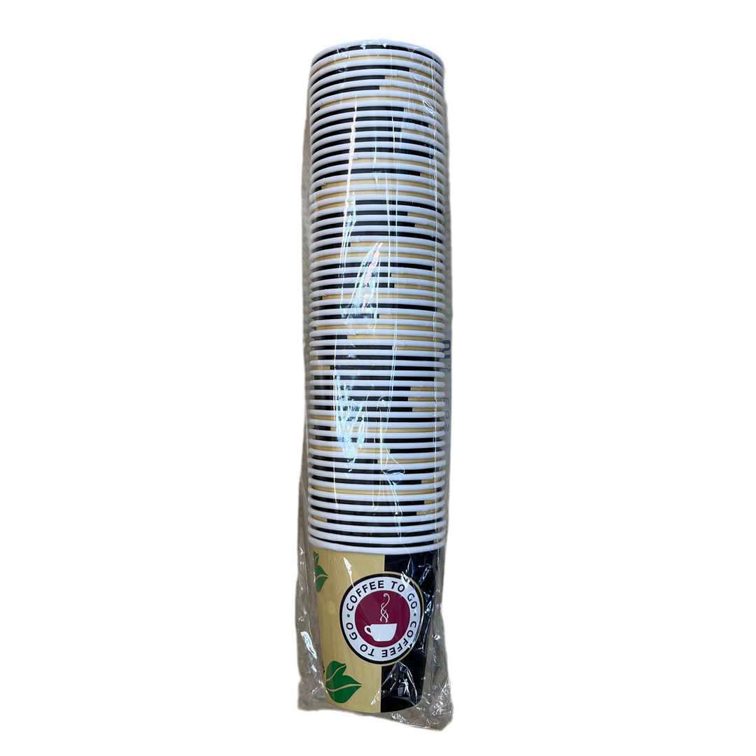 Engangskopper/Papkrus 230 ml 50 stk. - Süden