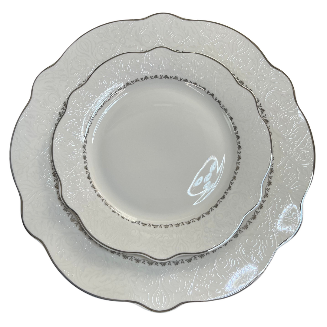 Tallerkensæt 24 Dele 6 Pers. - Schäfer Apollon Silver