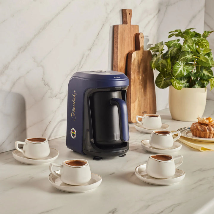 Karaca x Fenerbahçe Hatır Hüps Mælkebaseret Tyrkisk Kaffemaskine - Marineblå