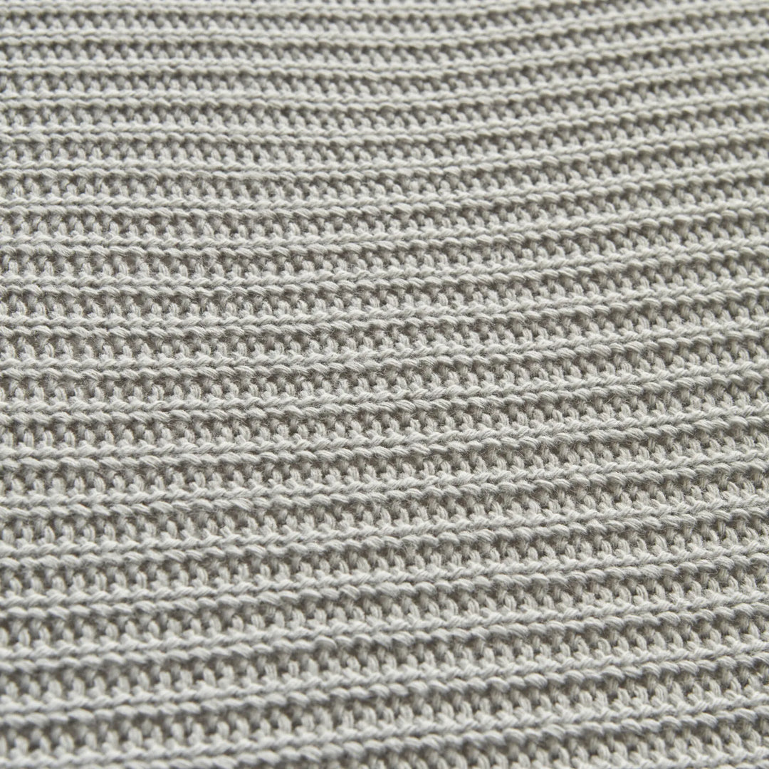 Karaca Home Cool Touch Dobbelt Strik Sengetæppe Grå, 200x220 cm