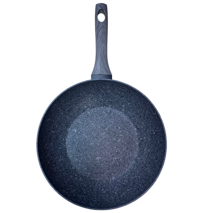 Michelino Gaia Granit Wokpande 28 cm Grå