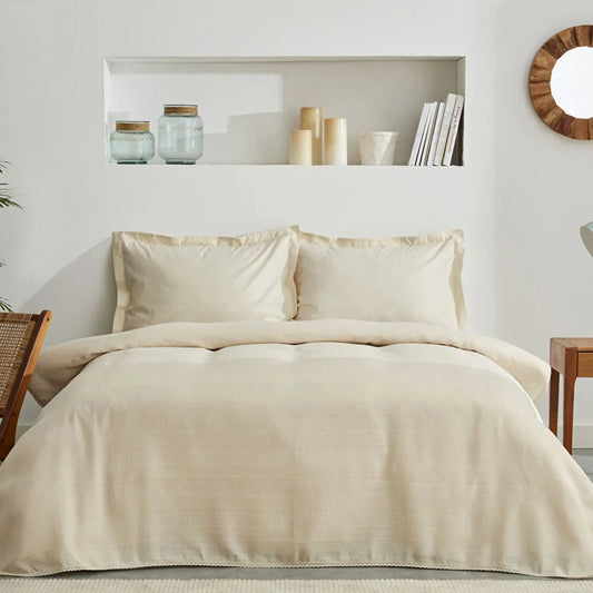 Karaca Home Aurora – Dobbeltseng Sengetæppe 240x260 cm - Krem