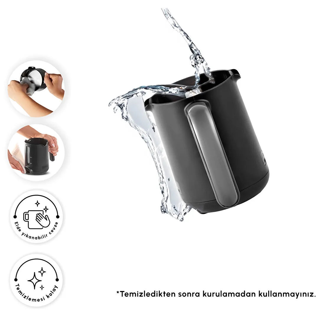 Karaca Hatır Hüp Duet Aroma Flavour – Dobbelt Tyrkisk Kaffemaskine (10 Kopper) - Space Grå