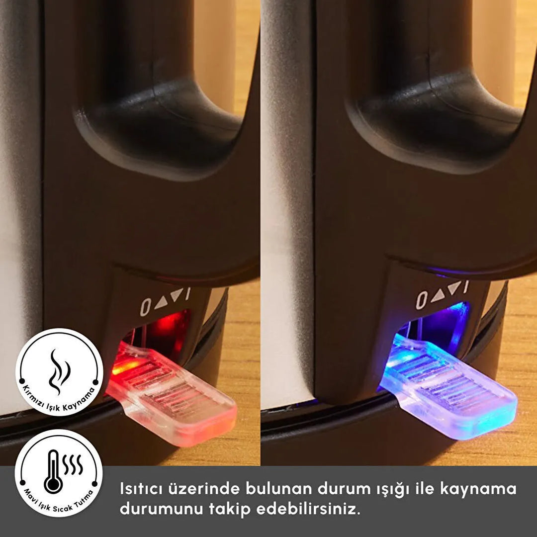 Karaca TeaBig XL 2-i-1 Tekedel & Elkedel i Rustfrit Stål – 35 Kopper