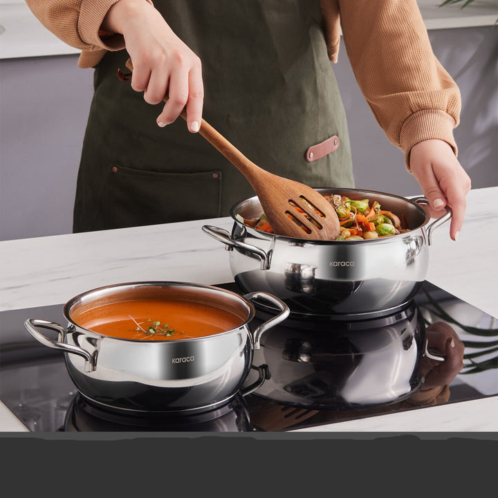 Karaca Emirgan Induktion 8-delt Rustfrit Stål Grydesæt