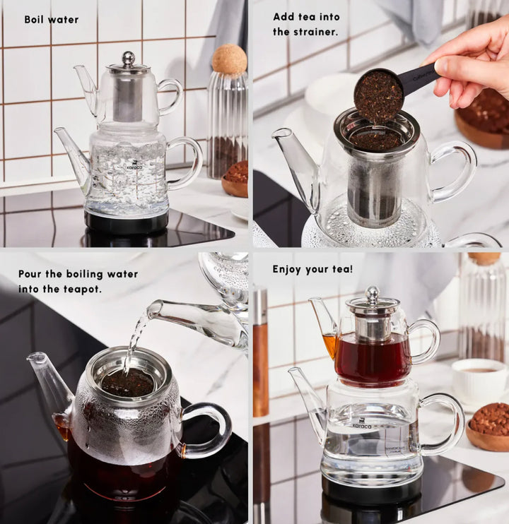 Karaca Dora borosilikat–Medium transparent glastekande