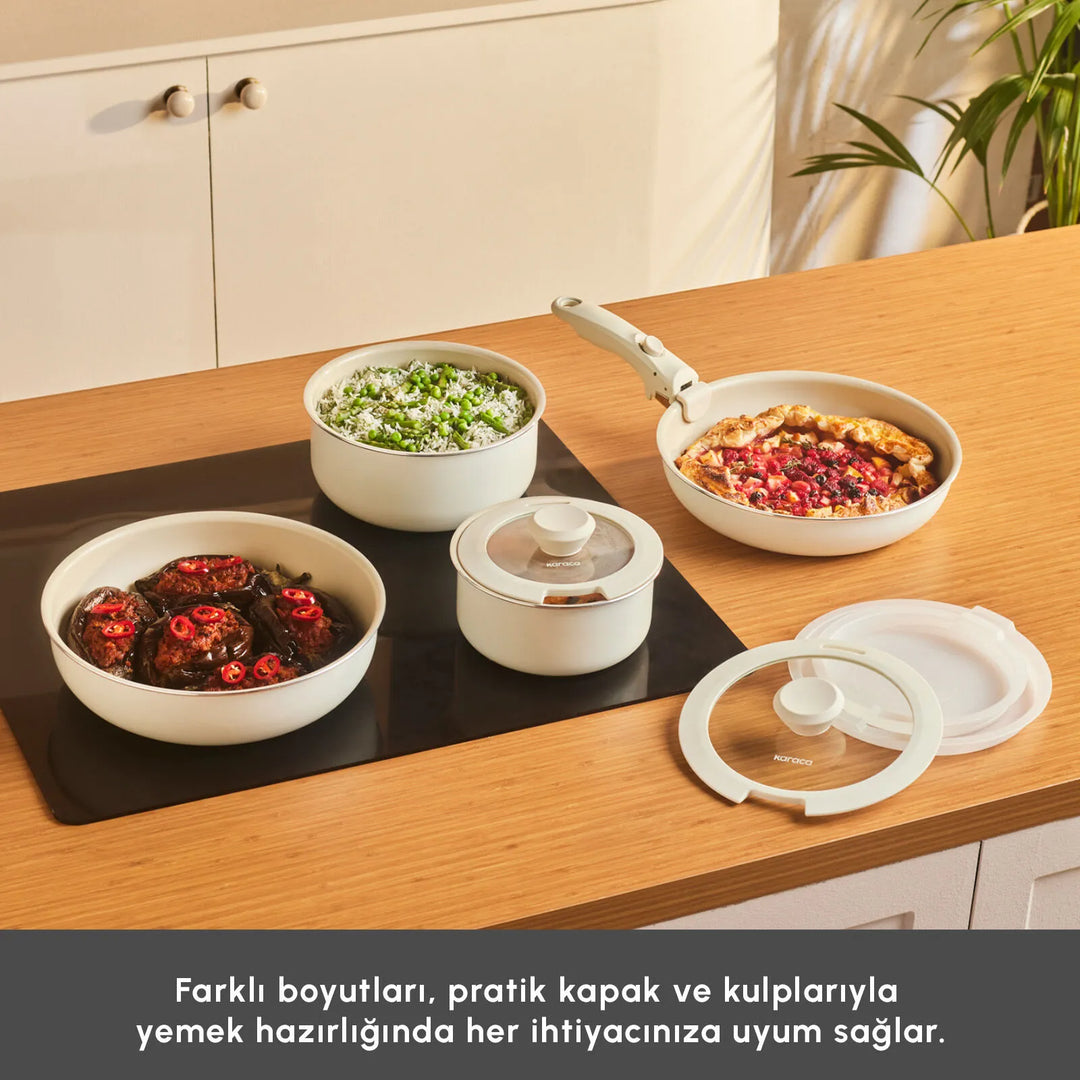 Karaca x Refika Swiss Crystal Almond 9 Dele Grydesæt