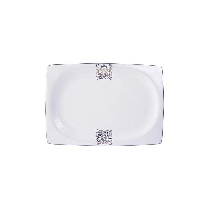 Karaca Fine Bone Lotus 41-delt Middagssæt til 8 Personer – Kvadratisk