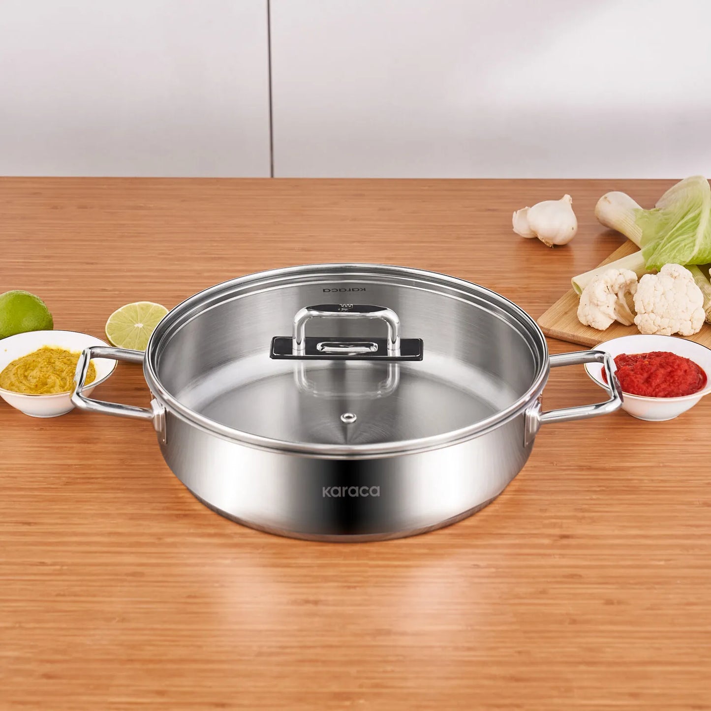 Karaca Grace Induktionskompatibel Stål Karnıyarık-gryde – 26 cm / 3,4 L