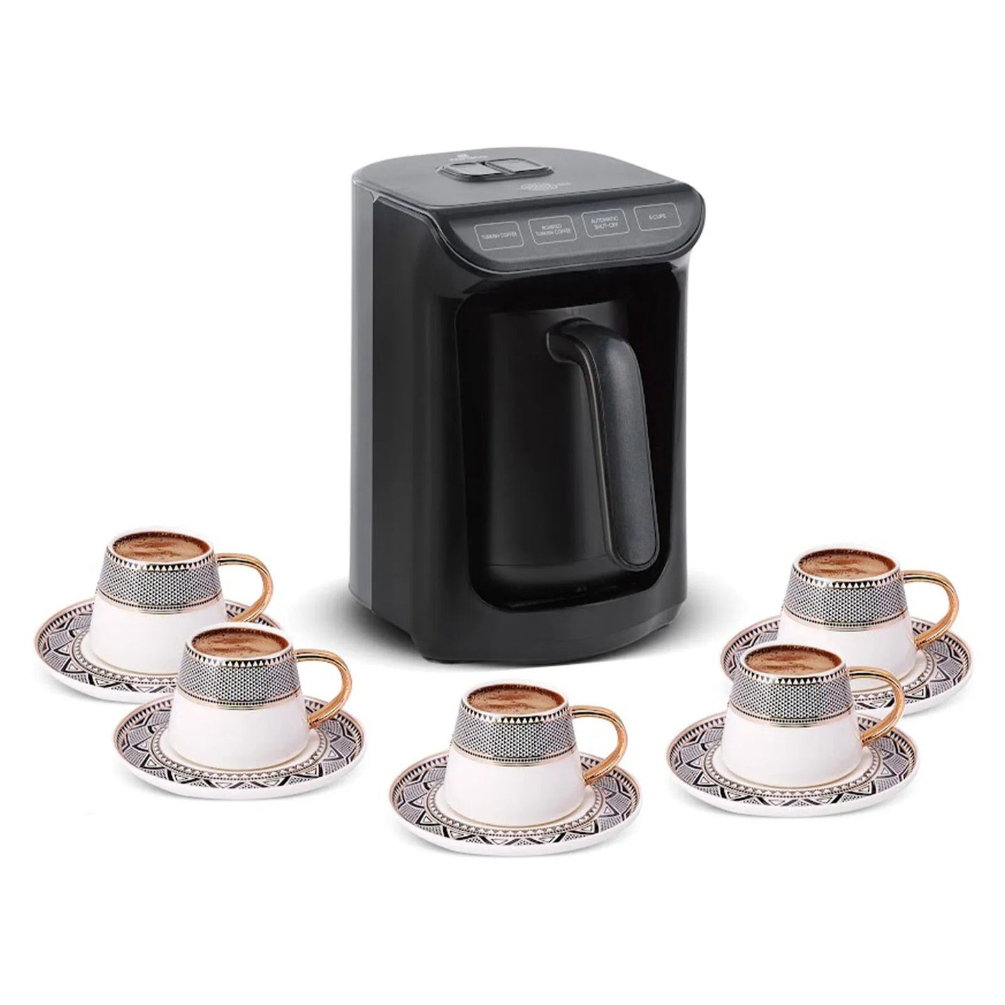 Karaca Hatır Köz Tyrkisk Kaffemaskine | Skinnende Sort