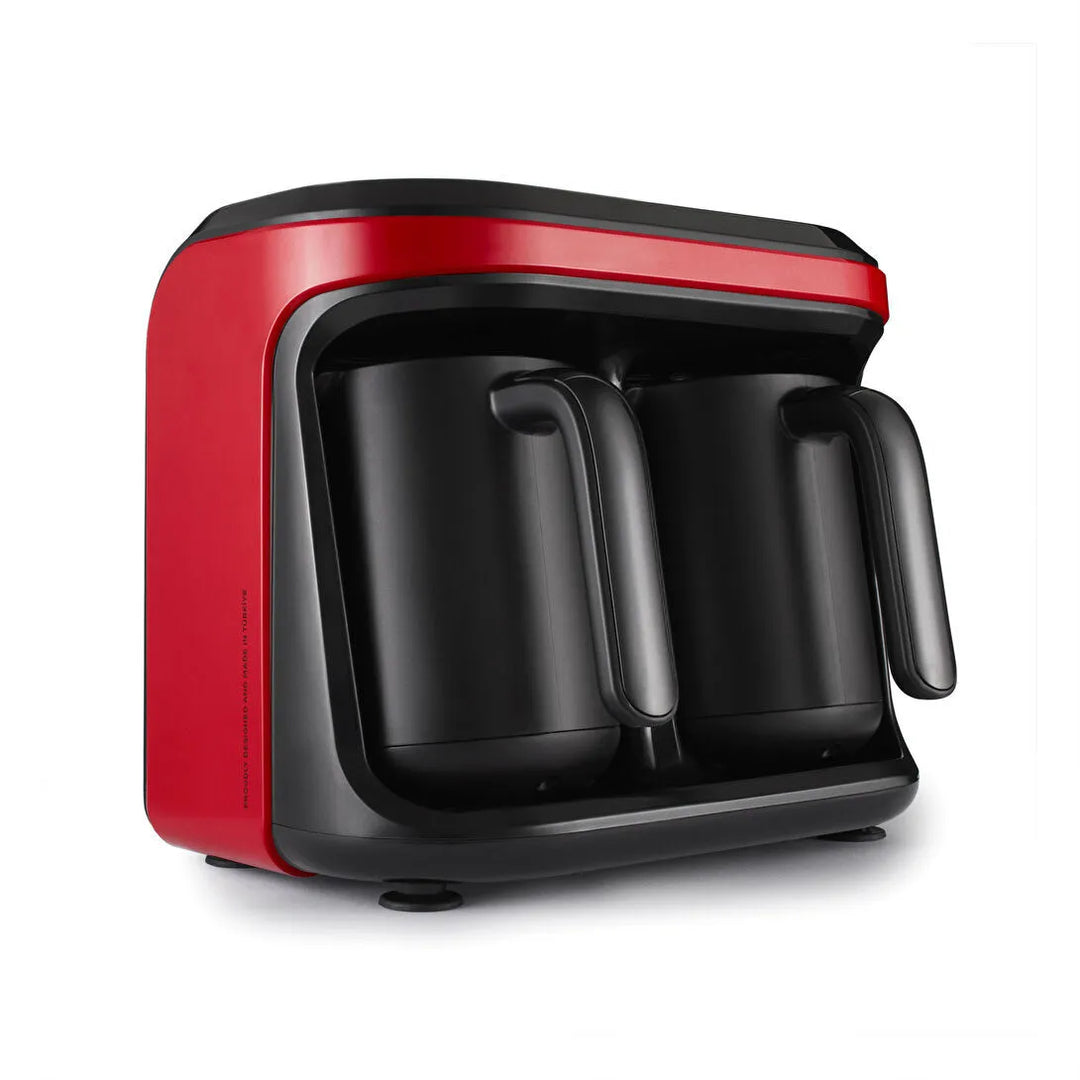 Karaca Hatır Hüp Duet Flavour – Dobbelt Tyrkisk Kaffemaskine (10 Kopper) – Rød