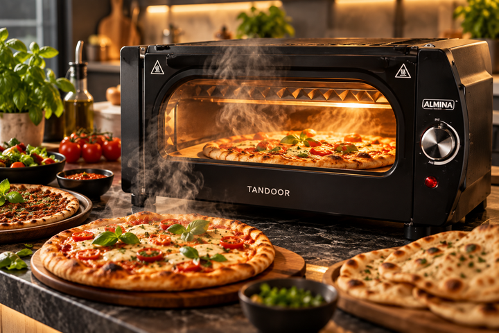 Almina - Elektrisk Tandoor Ovn - 2100W | 40 x 35 x 22 cm