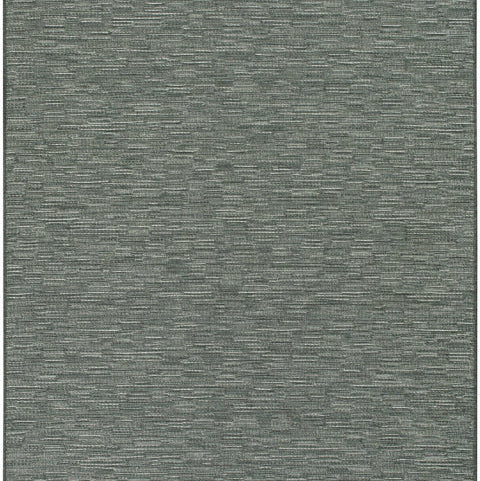 Fladvævet Uldtæppe - Mørkegrå Farve