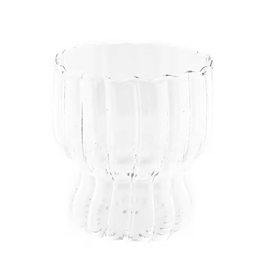 Bølget Drikkeglassæt 2 stk. 300 ml. - Almina Magnolia