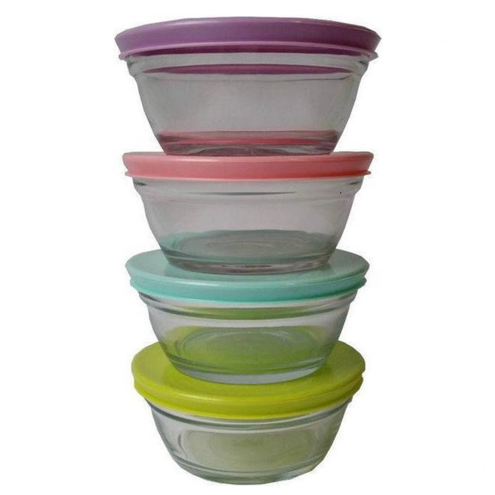 Glasskålesæt m/Låg 8 dele 250 ml. - Weissberg Meister