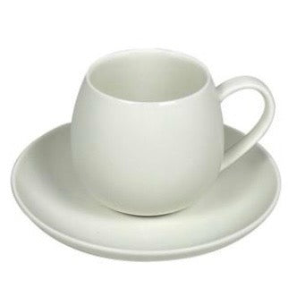 Kaffesæt 12 dele 220 ml. - Råhvid - Schäfer Moon