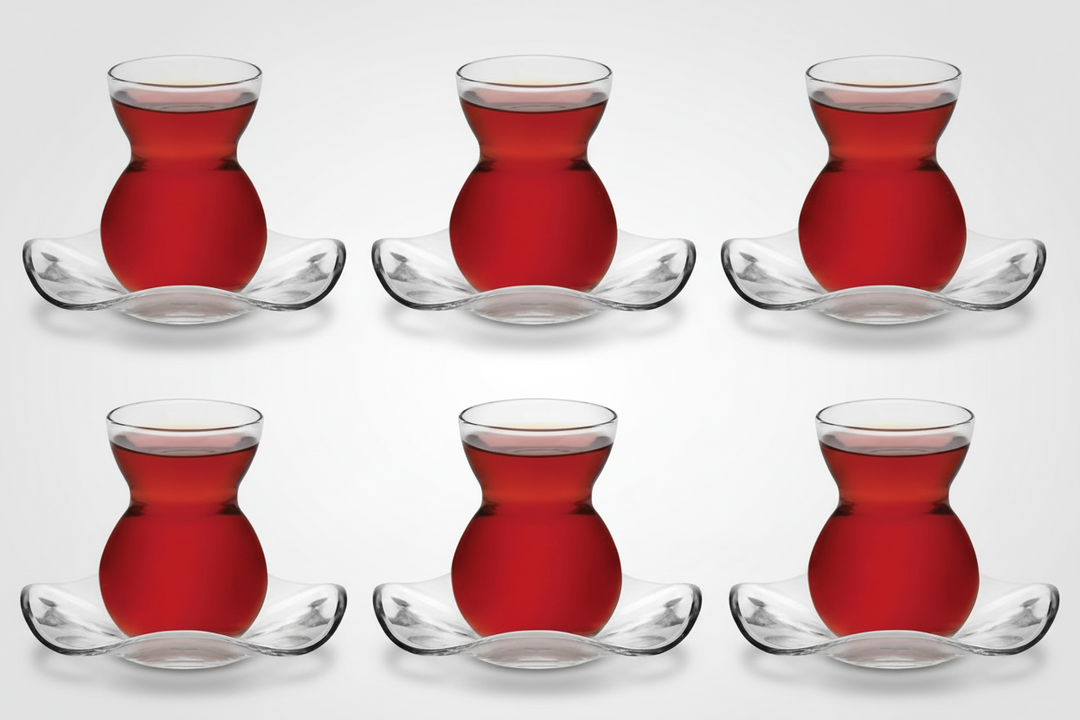 Pasabahce Dantel Teglassæt 12 Dele - 6 Personer - 145 ml