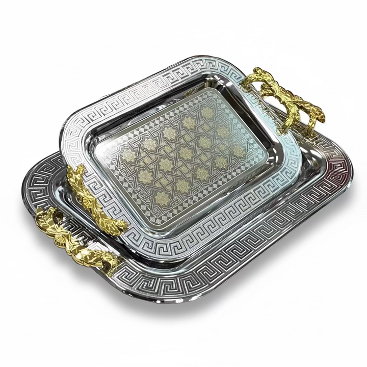 Duygu Sølv/Guld Metalbakkesæt 2 stk. | 3 Varianter