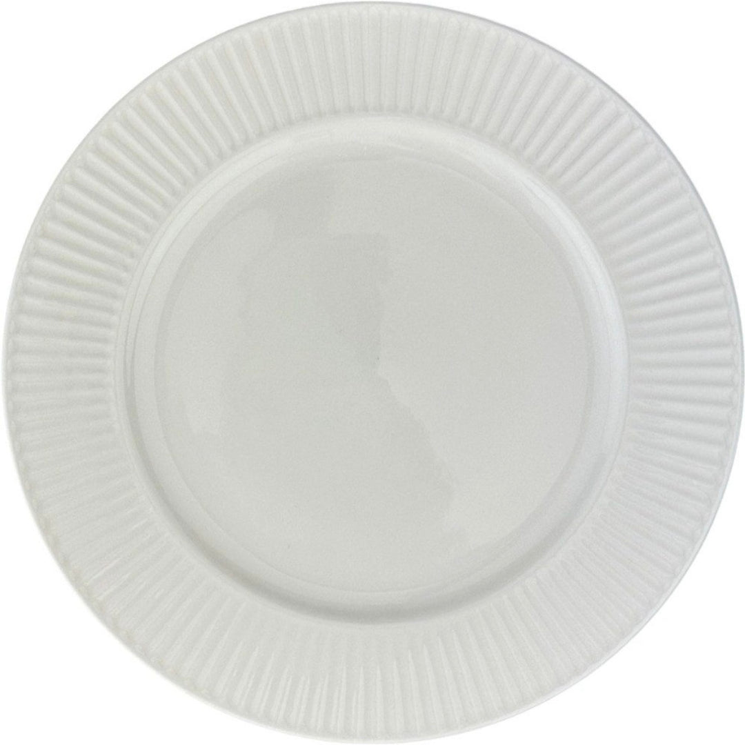 Akkaya Porcelænssæt 24 dele - 6 personer Hvid - Weisse Rose Anna