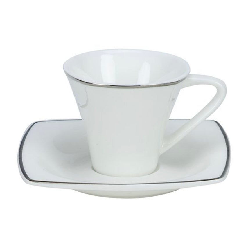 Lorient Sølv Porcelænssæt 80 dele - Løven Home