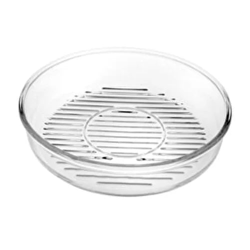 Rundt Rillet Ovnfast Fad Glas - Løven Home