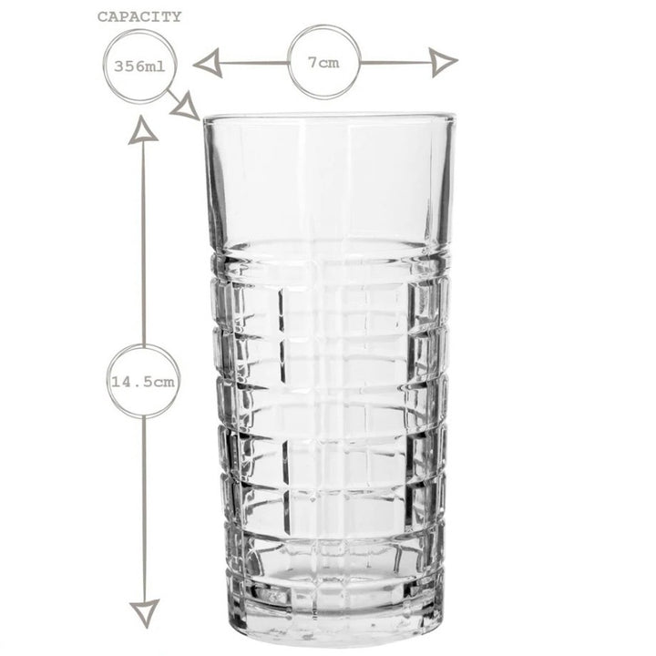 Høj Drikkeglassæt 3 stk. 356 ml. - LAV Brit