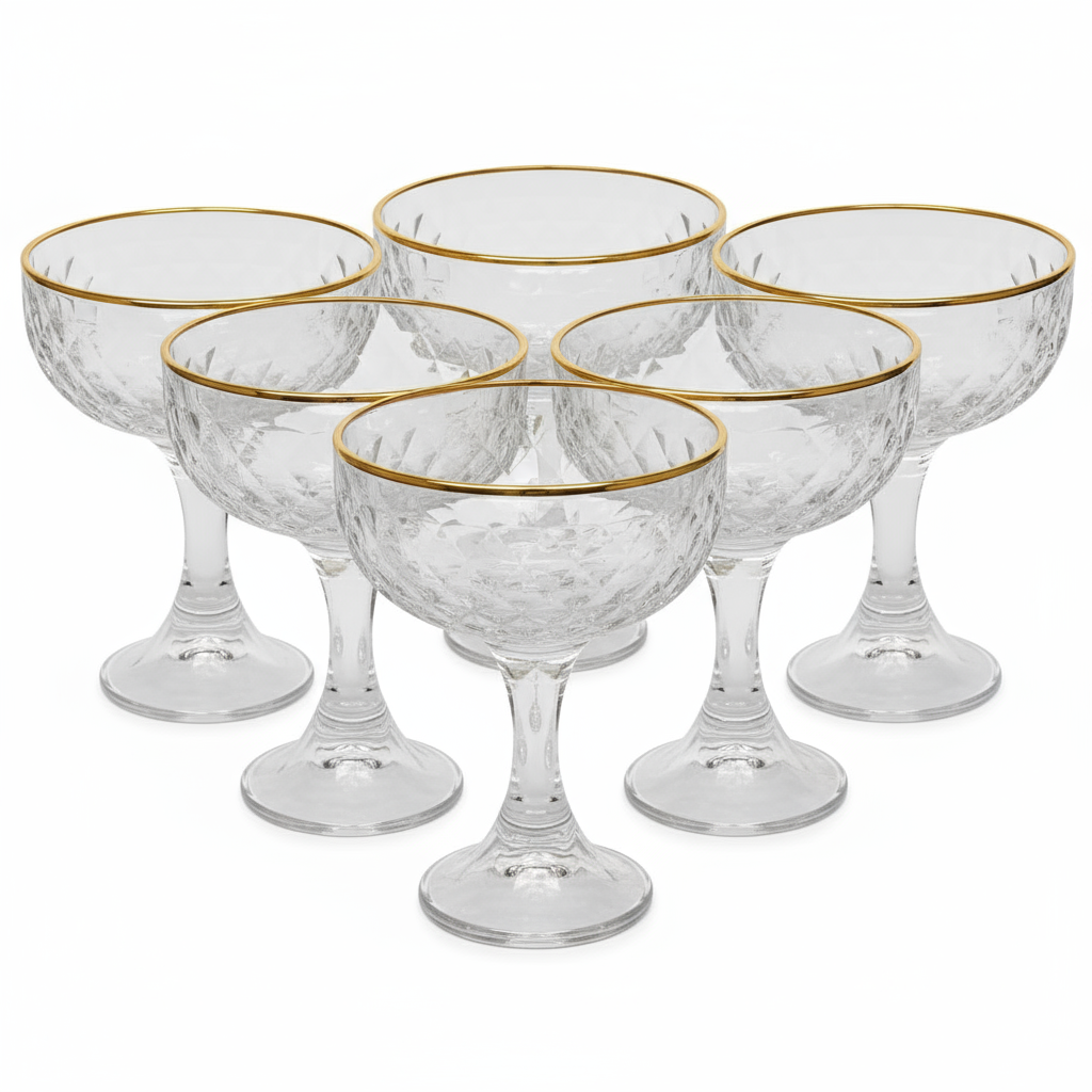 Cocktailglassæt 6 stk. 250 ML - 3 Varianter