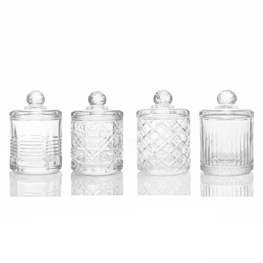 Trendmax Glasbeholder m/Låg 300 ml Diamantslebet