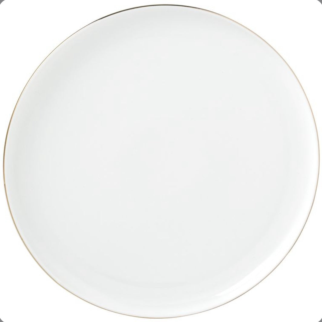 Bricard Talance Hvid/Guld Porcelænssæt 27 dele - 6 personer