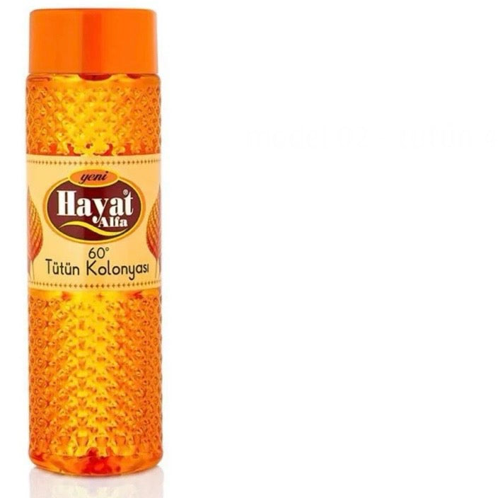 Hayat Alfa Cologne kolonya – 400 ml – 60% alkohol - Tobak